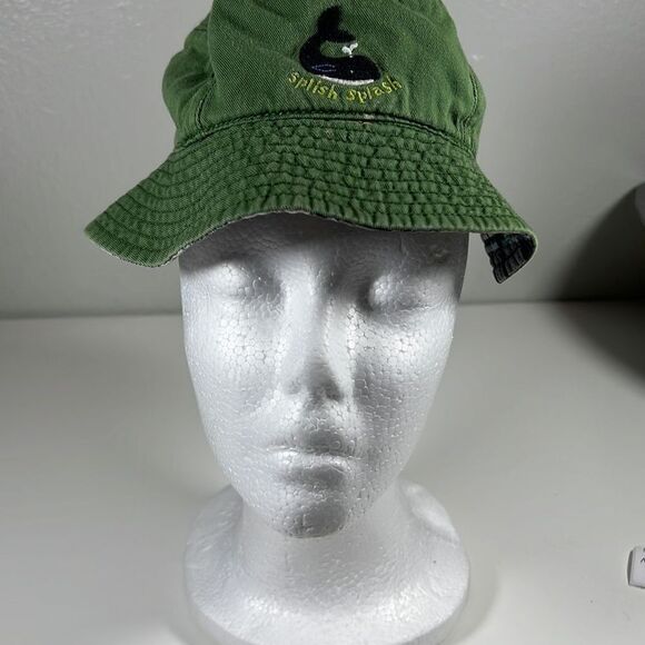 Splash Splash Kid’s Bucket Hat w/Whale. Green. OSFM - Picture 1 of 7